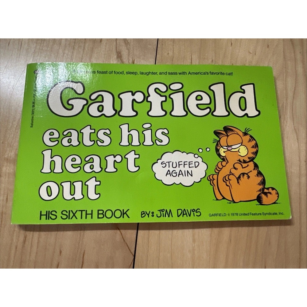Garfield Eats His Heart Out 6th Comic Book 1983 1st Ed Jim Davis Vintage Strip
